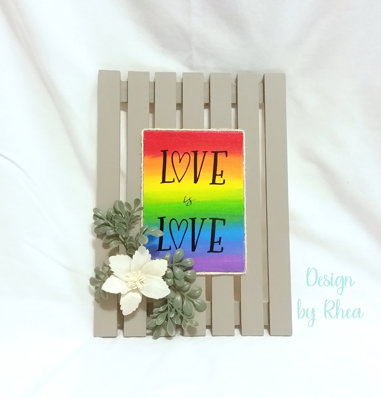 Pride "Love is Love" Wall Decor