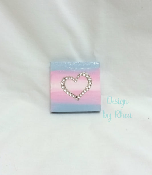 Pride Hand-Painted Canvas Magnets