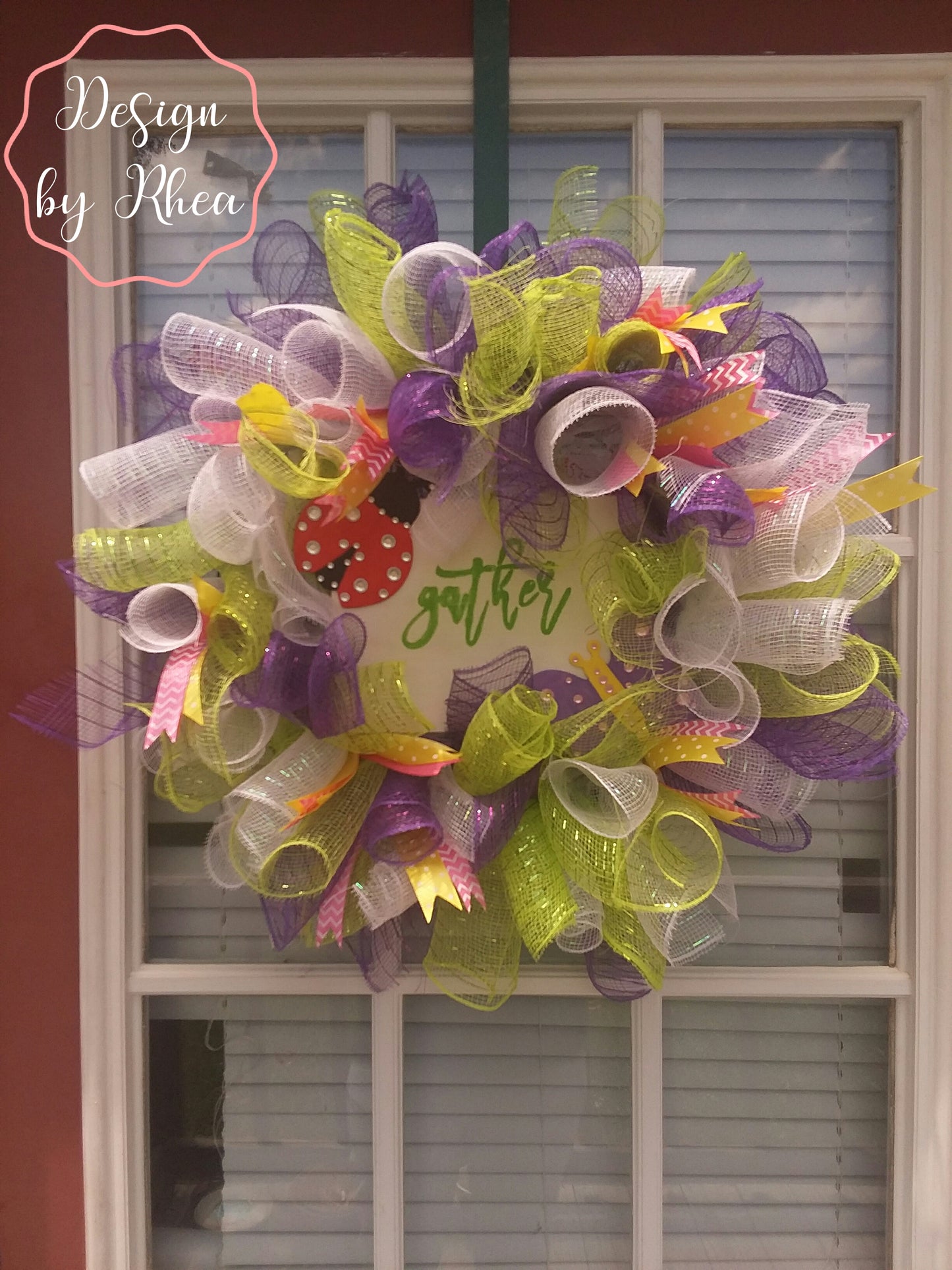 Summer Deco Mesh Wreath