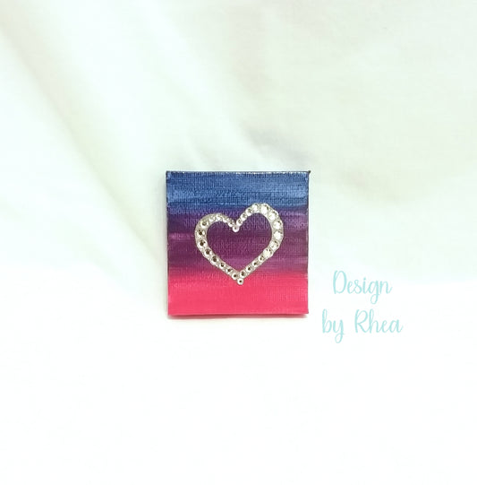 Pride Hand-Painted Canvas Magnets