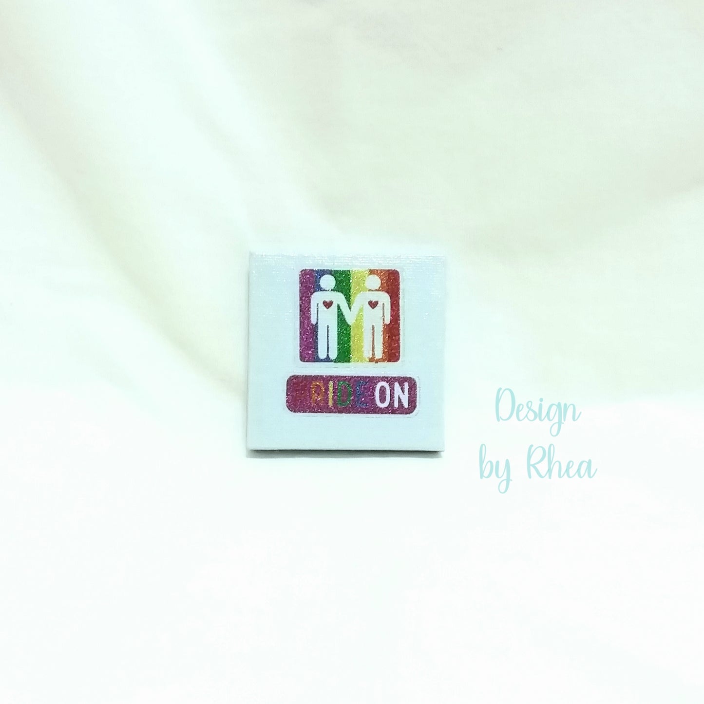 Pride Hand-Painted Canvas Magnets