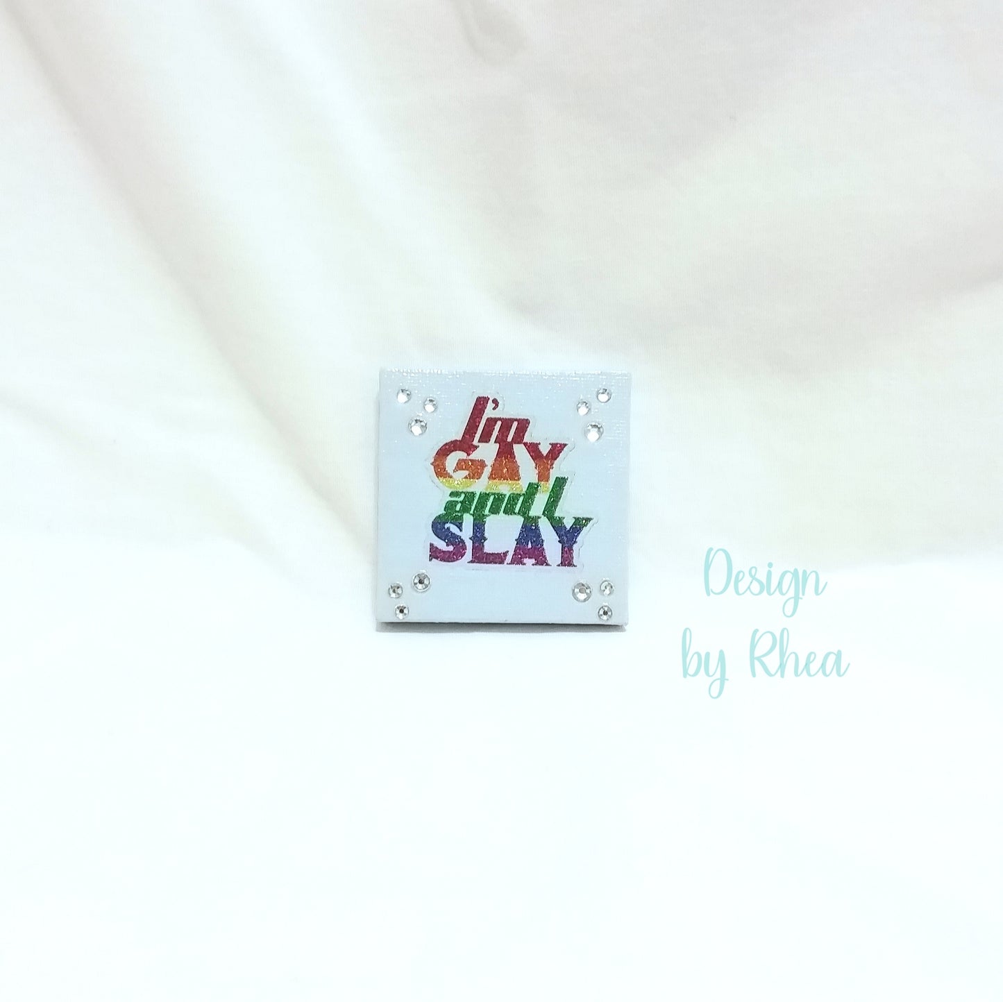 Pride Hand-Painted Canvas Magnets