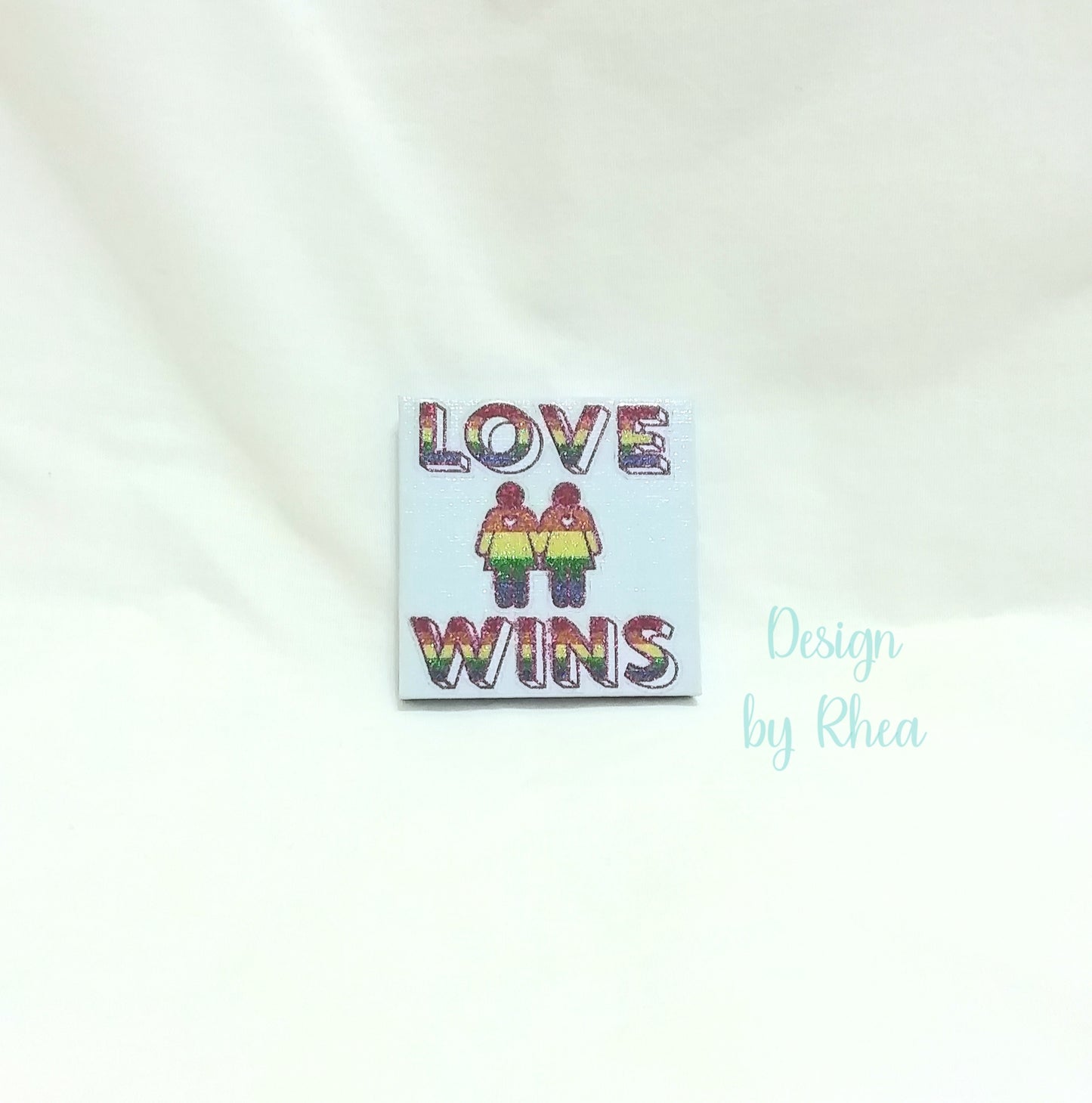 Pride Hand-Painted Canvas Magnets