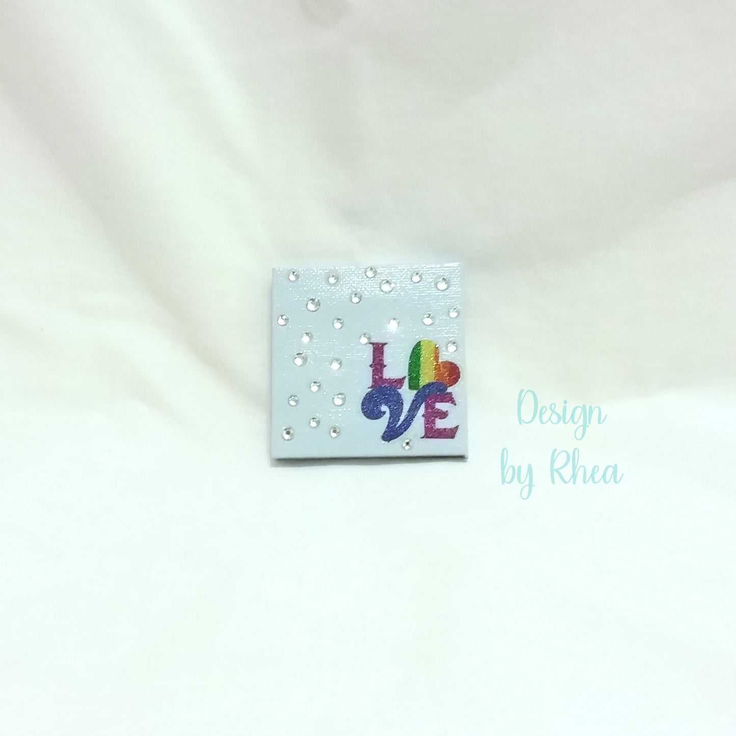 Pride Hand-Painted Canvas Magnets